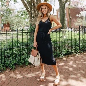 Wishlist brand black midi dress